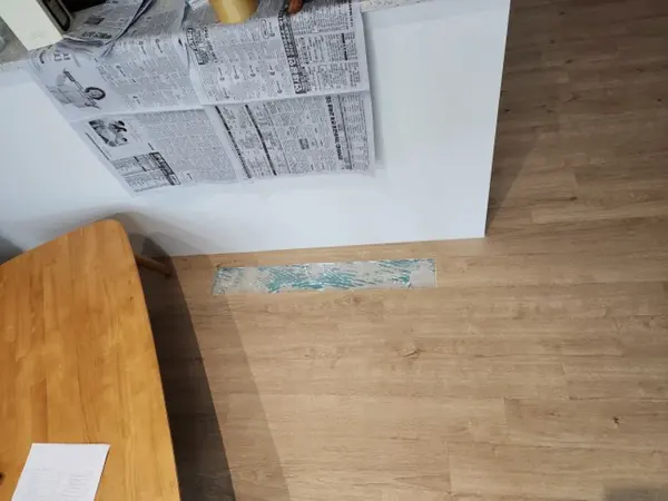 강마루부분교체 김포 벗겨진 강마루 시공 전